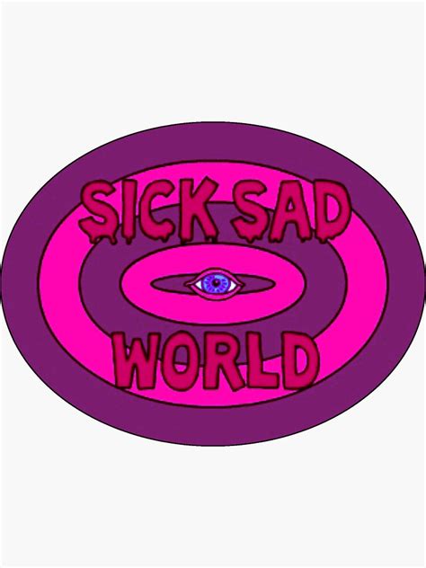 Pink Sick Sad World Daria Logo Sticker For Sale By 90slovelove