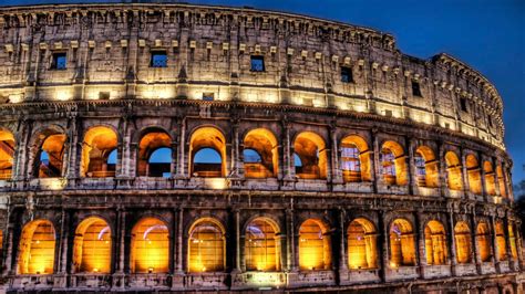 Architecture Building Ancient Rome Colosseum Hdr Wallpapers Hd Desktop And Mobile Backgrounds