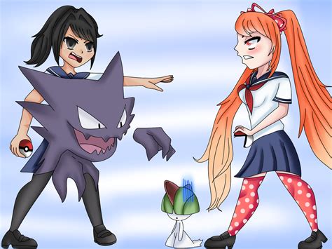 Ayano Vs Osana Battle For Yandere Devs Contest By Vocaloidlolls21 On