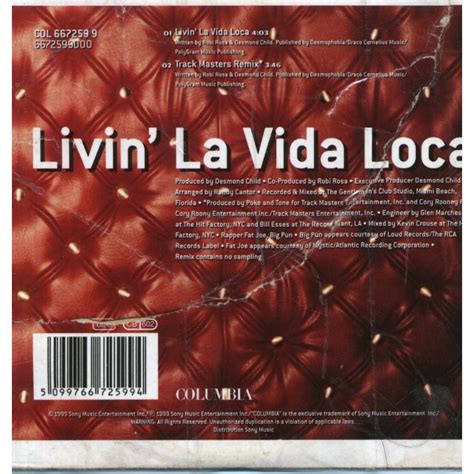 最新 Ricky Martin Livin La Vida Loca Album Cover 175613 Ricky Martin