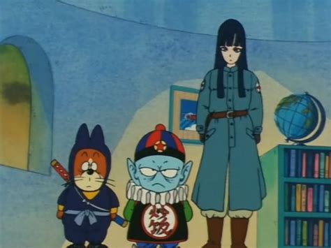 She first appears controlling a tracking drone that is following goku and bulma as they start their adventure heading west toward the next dragon ball. Pilaf Gang - Dragon Ball Wiki - Wikia