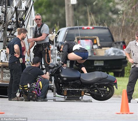 Margot Robbie Gets Harnessed Up For Suicide Squad Stunt Scenes Daily