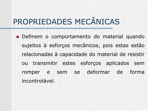 Ppt Propriedades MecÂnicas Dos Metais Powerpoint Presentation Free