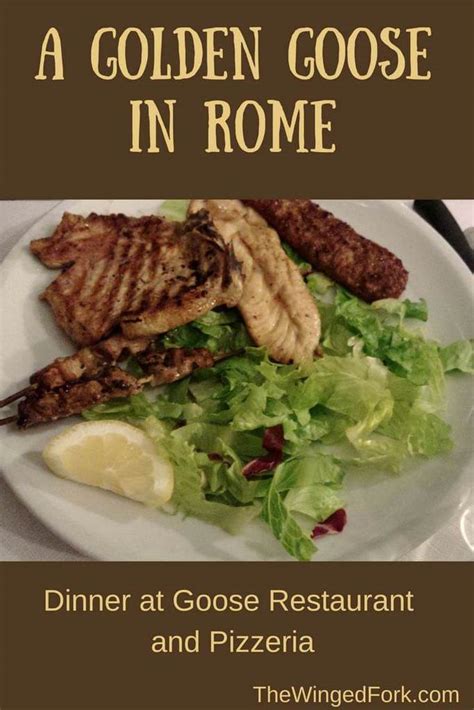 Ristorante Goose Roma A Real Taste Of Rome Italy The Winged Fork