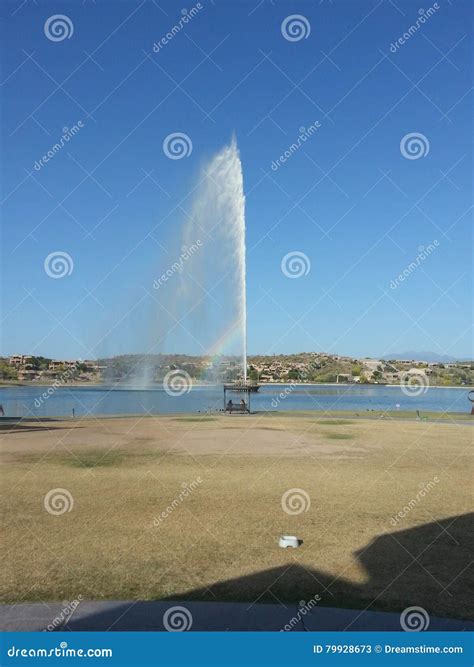 Fountain Hills Fountain stock image. Image of fountain - 79928673
