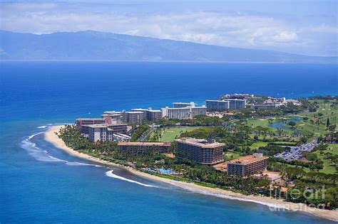 Kaanapali Aerial Photograph By Ron Dahlquist Printscapes