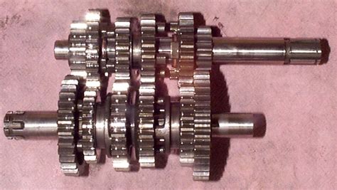 Motorcycle transmissions are made up of gears in constant mesh. Dan's Motorcycle " Gear Boxes
