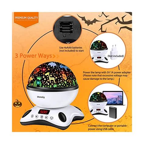 Moredig Night Light Projector Baby Night Light For Kids With Remote