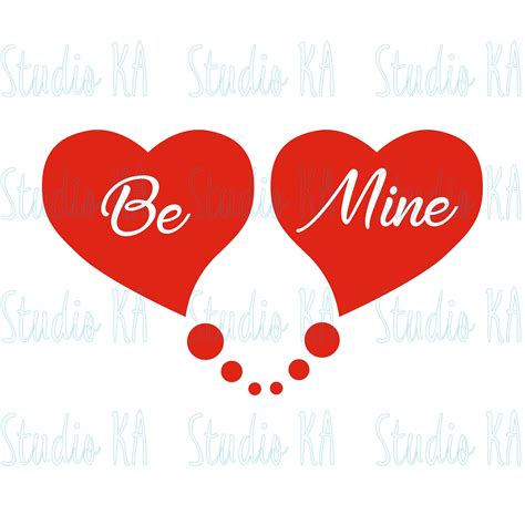 Be Mine Valentines Svg Be Mine Svg Files For Cricut Svg Etsy