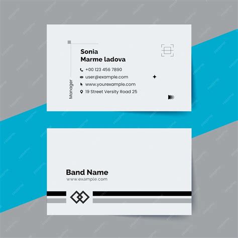 Premium Vector Business Card Layout