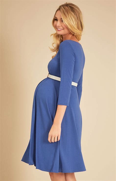 Cathy Maternity Dress Short Bijou Blue Maternity Wedding Dresses