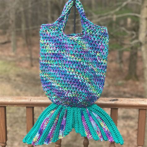 Mermaid Bag Mermaid Tail Bag Mermaid Beach Bag Mermaid Tote Etsy