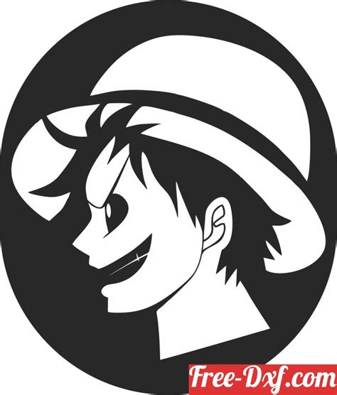 Download One Piece Luffy Cliparts Qv Hp High Quality Free Dxf Fil
