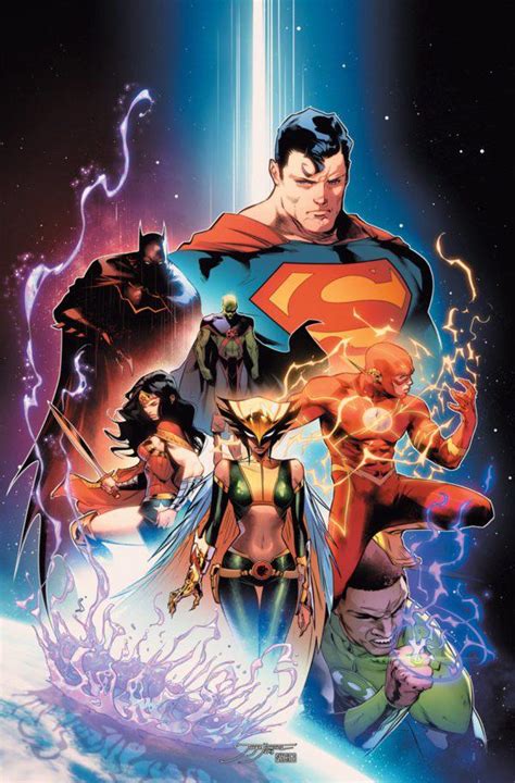 Comic Excerpt Cover Artwork For Justice League 1 Rdccomics