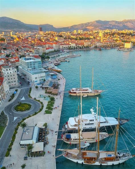Riva The Waterfront In Split Croatia Europe