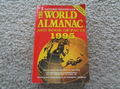 The World Almanac And Book Of Facts 1995 1994 Trade Paperback For