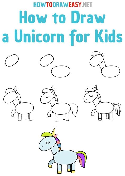 How to draw a unicorn! How to Draw a Unicorn for Kids - How to Draw Easy