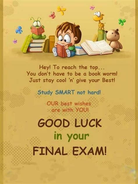 Good luck on your exam. Best wishes For Exam in 2020 | Exam good luck quotes, Luck ...