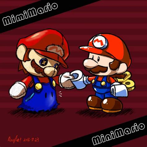 Mimimario By Angle 007 On Deviantart Super Mario Art Mini Mario