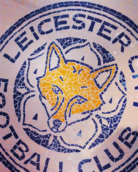 Leicester City Football Club Crest Mosaic Leicester City Football