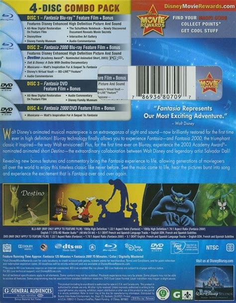 Fantasia Fantasia 2000 2 Movie Collection 4 Disc Special Edition