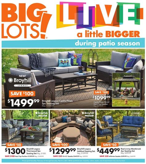 Latest Big Lots Weekly Ad From 27022021 To 06032021 💜 Check Out The Big Lots Weekly Ad For