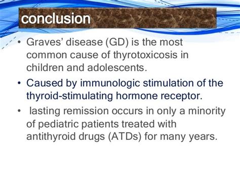 Graves Disease In Children And Adolscent