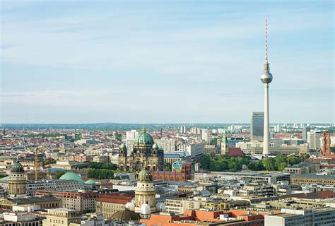Aerial View Of Berlin Cityscape By Georgeclerk