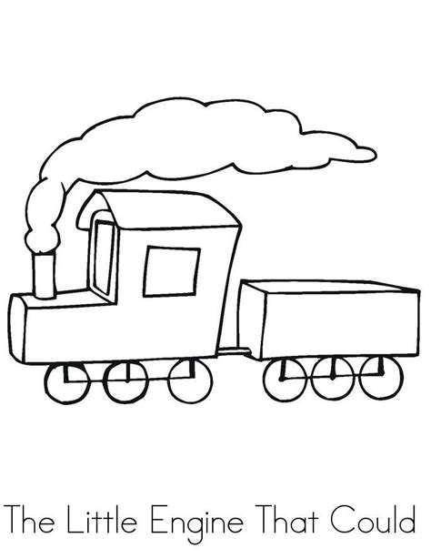 The Little Engine That Could Coloring Pages Coloring Pages