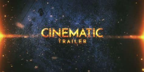 Cinematic Epic Trailer After Effects Templates Free After Effects