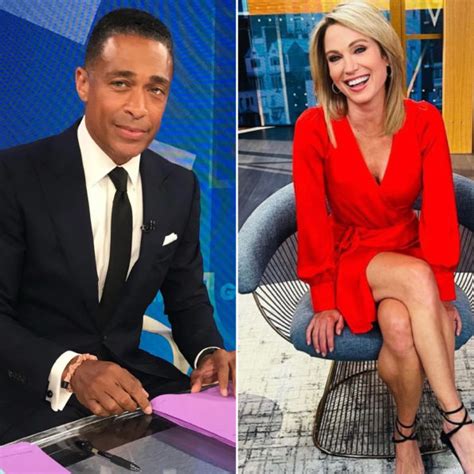 Gma Co Hosts Amy Robach And Tj Holmes Allegedly Leave Their Spouses