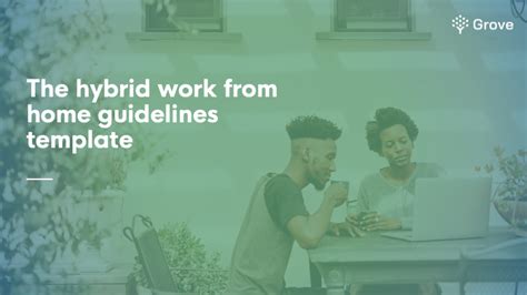 Hybrid work from home guidelines template