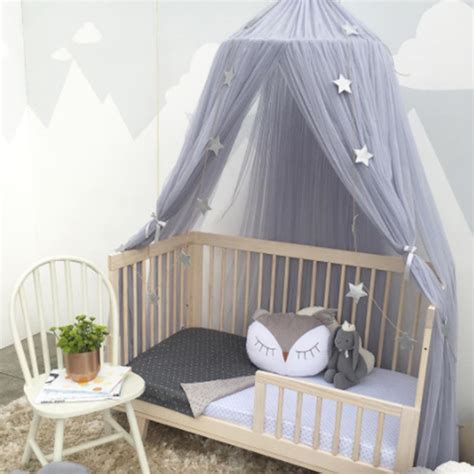 Baby crib safety pop up tent: Baby Bed Canopy Mosquito Net Bed Curtain Baby Crib Netting ...
