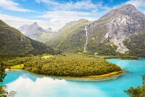 Lake Lovatnet In Norway Stock Photo Image Of Travel 218231762