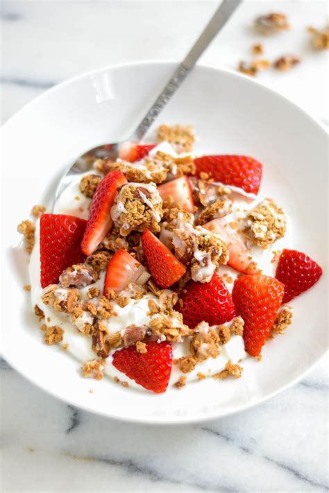 Yogurt Almond Granola Clusters Loaded With Crunchy Almonds And