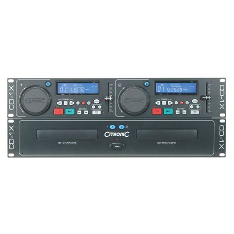 Citronic Cd 1x Dual Cd Player With Cdg Decoder