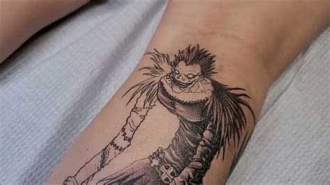 Ryuk Death Note Tattoo Time Lapse Youtube