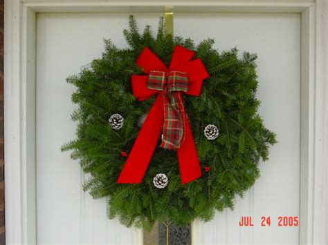 Fresh Balsam Christmas Wreaths Free Shipping Etsy