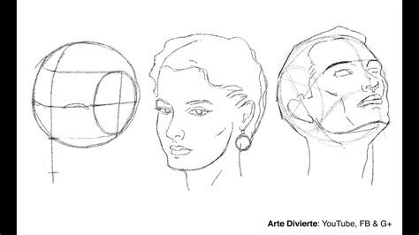 Cómo Dibujar Un Rostro Desde Cualquier ángulo Método De Andrew Loomis