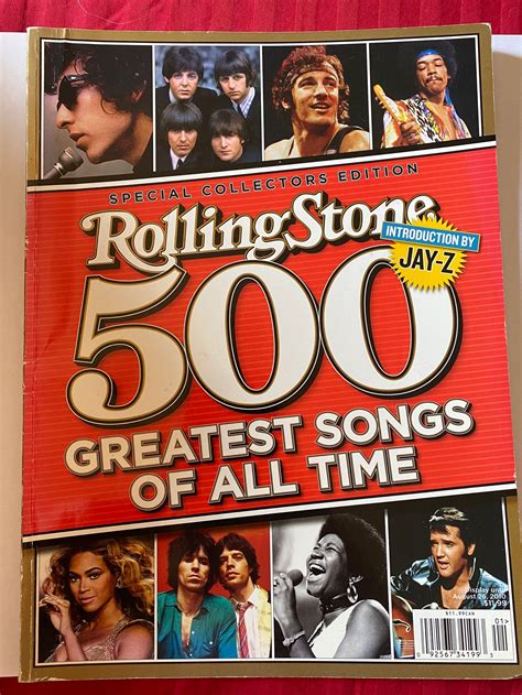 Rolling Stone Greatest 500 Songs Of All Time Special Etsy