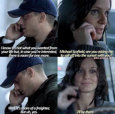 Michael scofield best inspiring image quotes prison break. Then she sacrificed going to jail for him :( | Prison break, Prison break 3, Wentworth miller ...