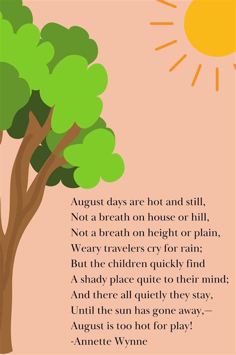 11 Poems About August To Treasure
