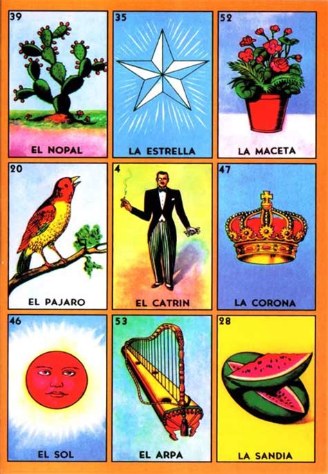 Tablas De Loteria Mexicana Para Imprimir Gratis Imagui