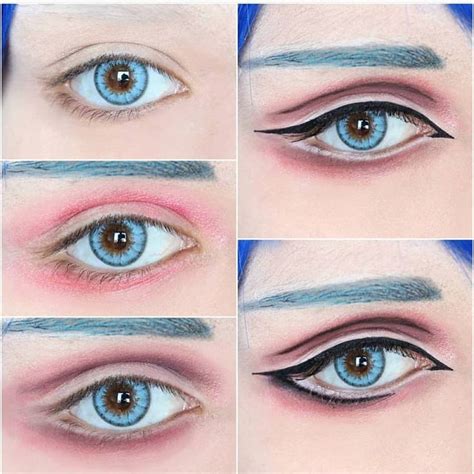 Blissful Blue Anime Eye Makeup Cosplay Makeup Tutorial