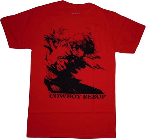 Cowboy Bebop Spike In Motion Red T Shirt Adult Small