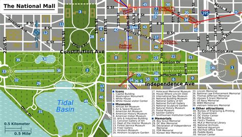 Printable Walking Tour Map Of Washington Dc Printable Maps Images And