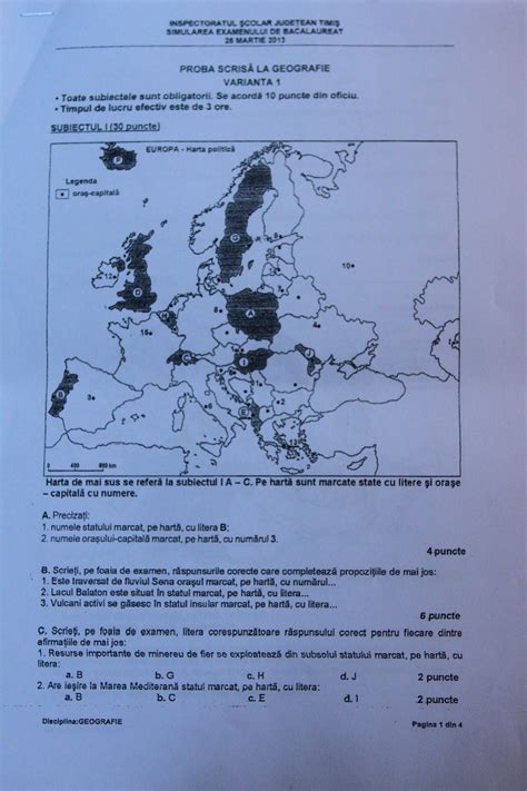 Simulare Bac Geografie 2022 Edu Ro Barem De Corectare Simulare Bac