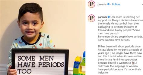Parents Magazine Photo Claiming Men Have Periods Too Receives Intense