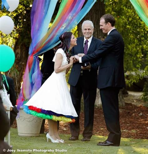 Rainbow Wedding Rainbow Themed Wedding Inspiration 2074061 Weddbook