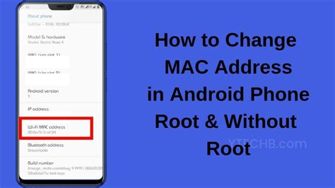 How To Change Mac Address In Android Root And Without Root